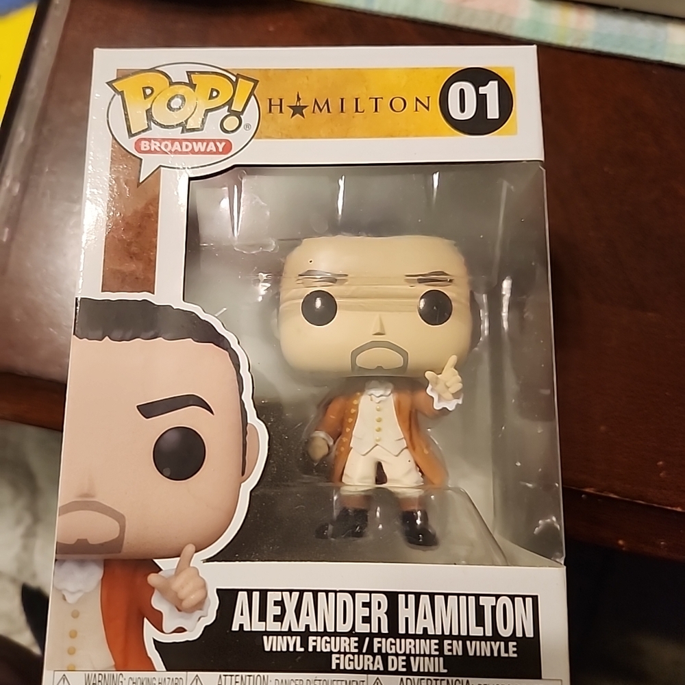 Funko Pop! Alexander Hamilton Vinyl Figure - Brown and White